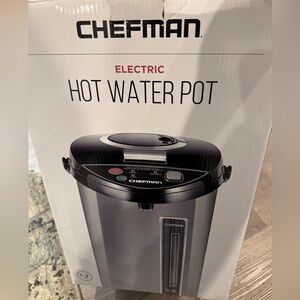 Chefman Electric Hot Water Pot - Sleek Black